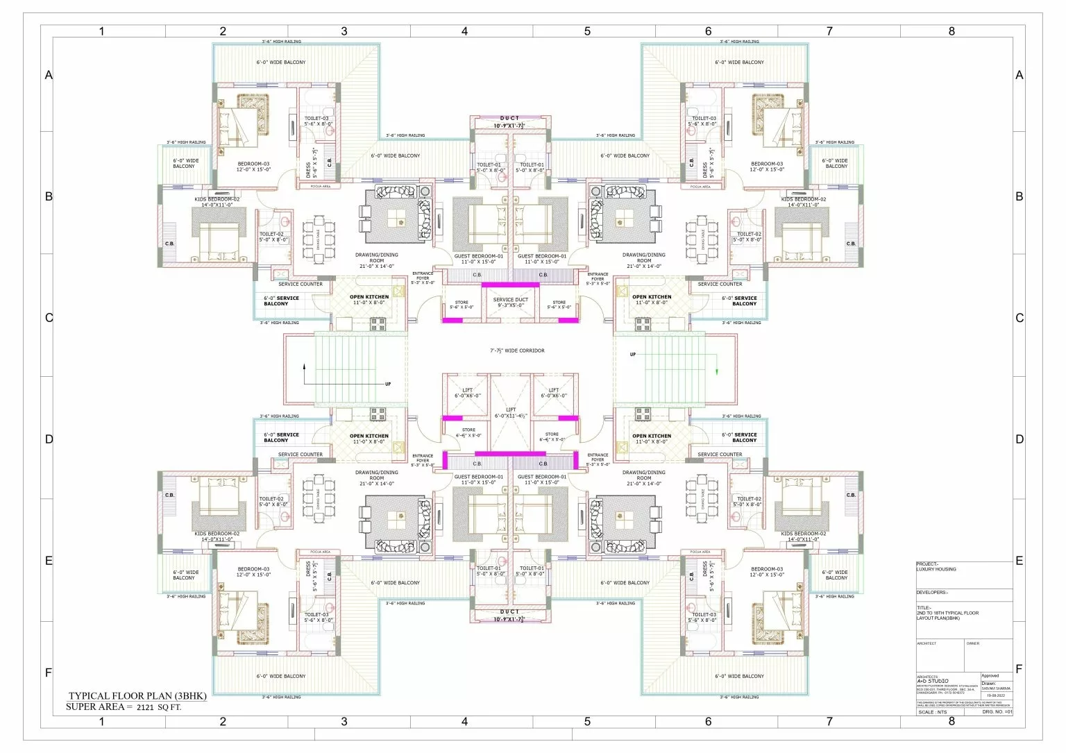 The Lutyens Floor plan